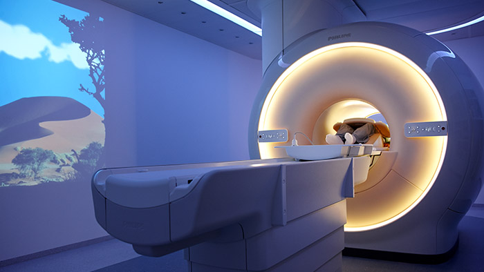 Image of mri parts empty equipment